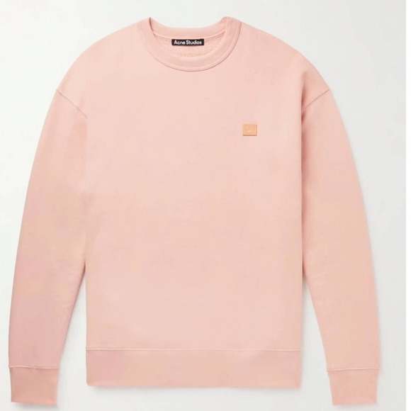 Acne Studios Size XS Fairview Face Paw Emoticon Pink Sweater - Picture 3 of 13